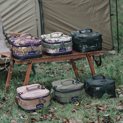 Premium 900D Waterproof Thermal Picnic Cooler Bag - Large Camping Travel Organizer for BBQ & Outdoor Family Activities