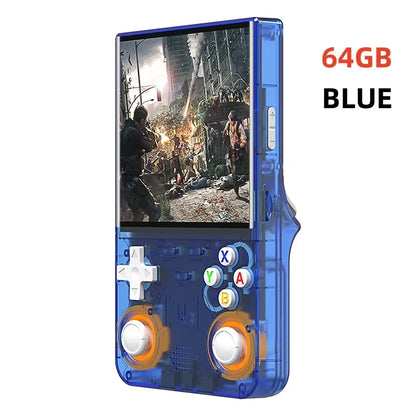Retro Handheld Game Console R36S - 3.5" IPS Screen - 128GB Storage - Linux System - Portable Pocket Player (R36 Ultra/PRO)
