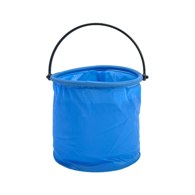 Collapsible Beach Bucket - Foldable Sand Play Toy for Kids Summer Pool & Garden Activities