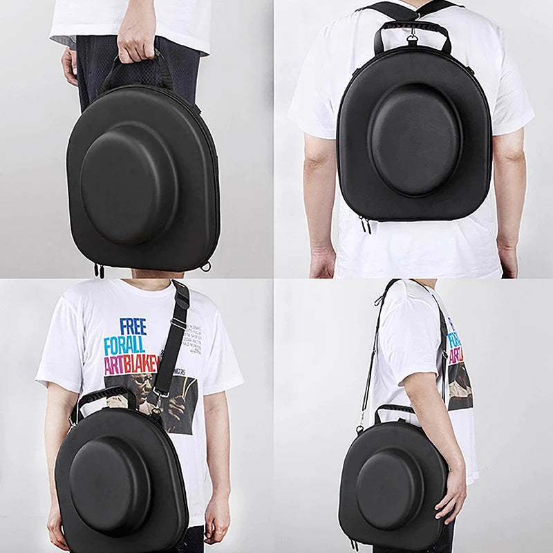 EVA Hat Storage Box Travel Case Durable Carrying Bag for Cowboy Fedora Baseball Felt Hats Crushproof Organizer