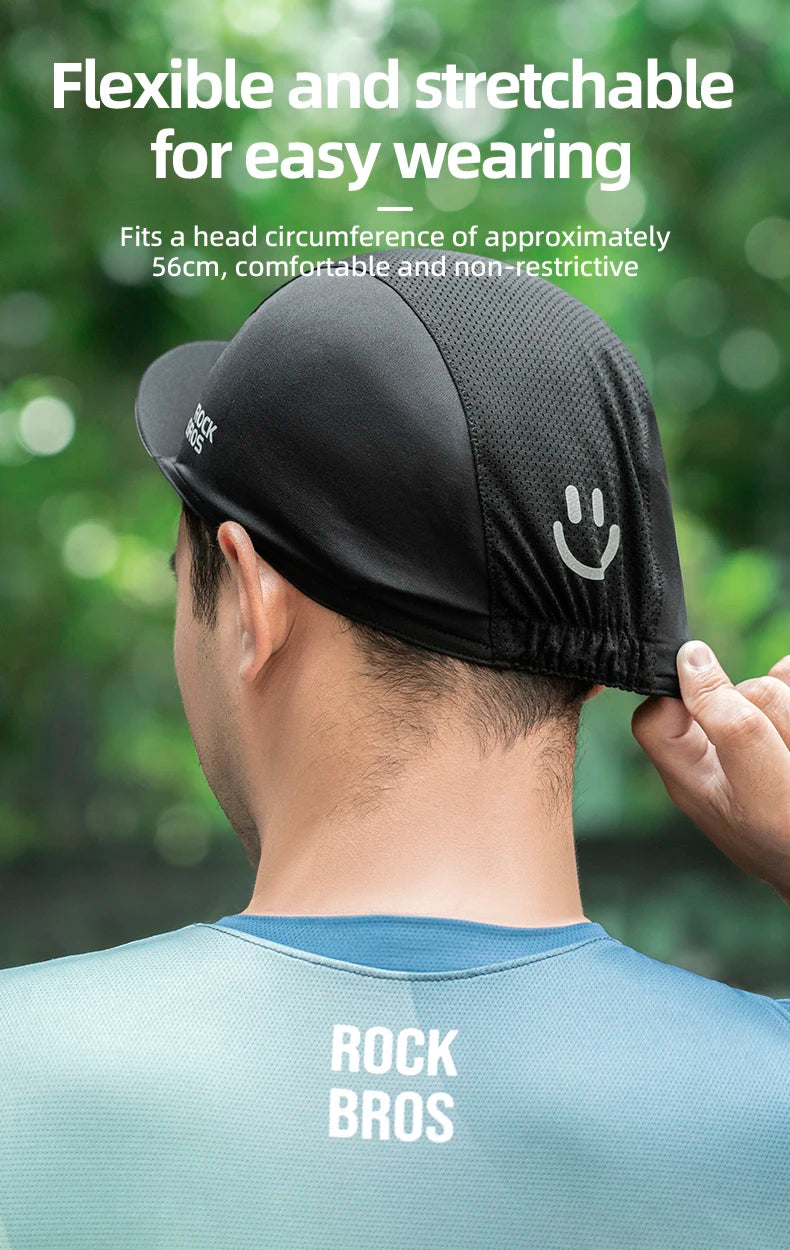 Ultra-Light Mesh Cycling Cap - Breathable Ice Silk Sun Protection Hat - Classic Team Bike Cap