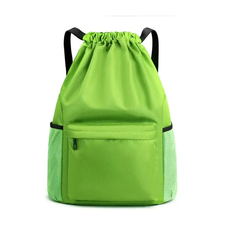 Large Capacity Drawstring Backpack - Sports String Bag for Gym, Swim & Beach - Women & Men