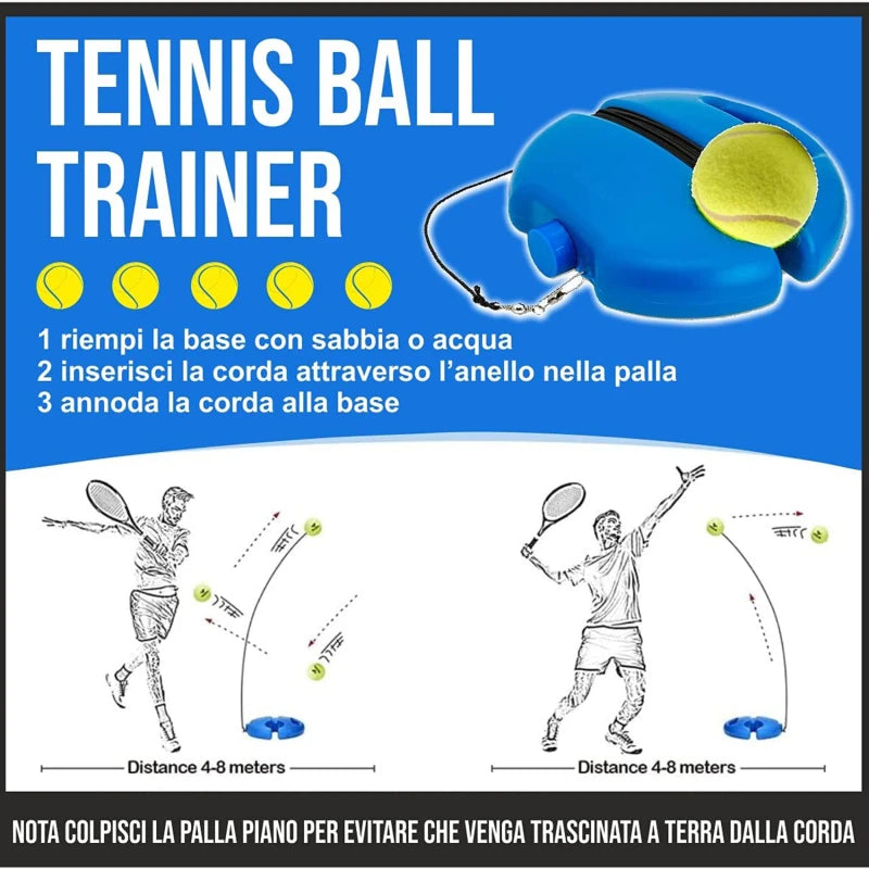 Professional Tennis Training Rebound Ball - Indoor Self-Study Practice Tool