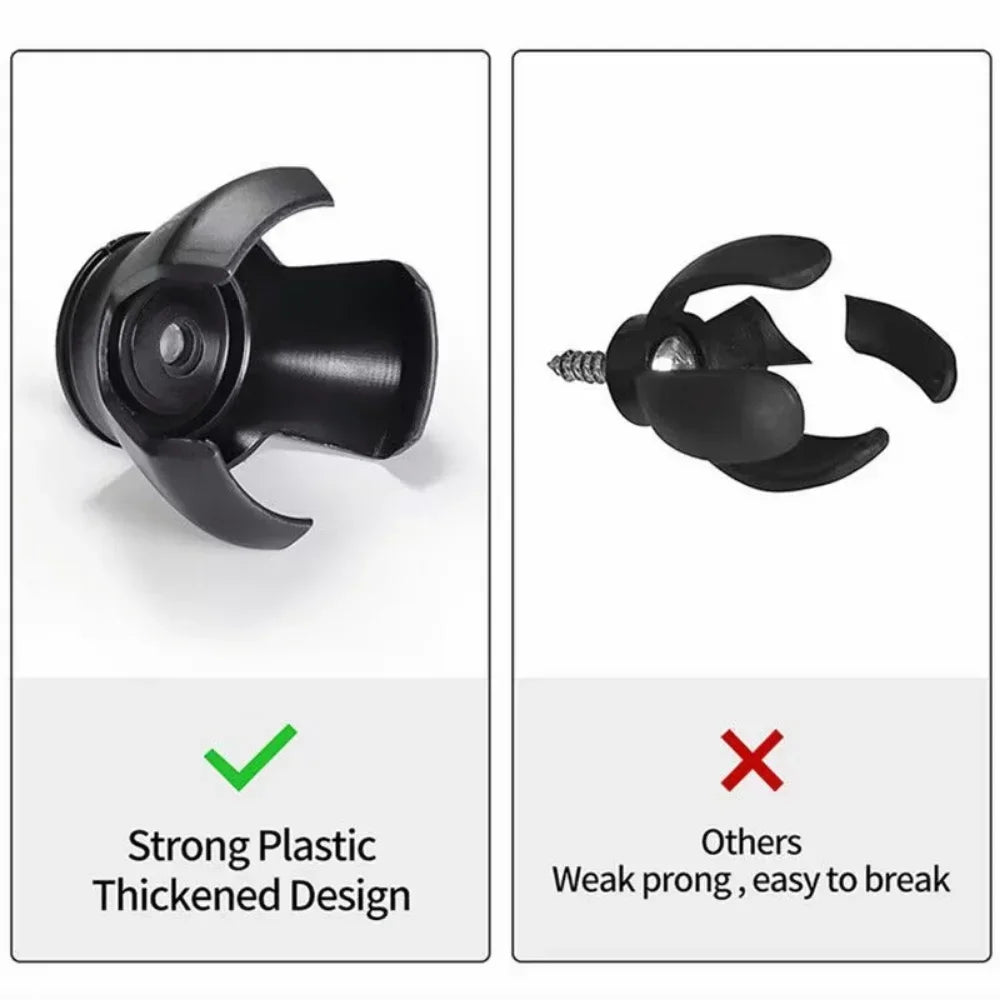 Golf Ball Picker Clamp - Rubber & Zinc Alloy Ball Pick-Up Tool for Training & Practice Accessories