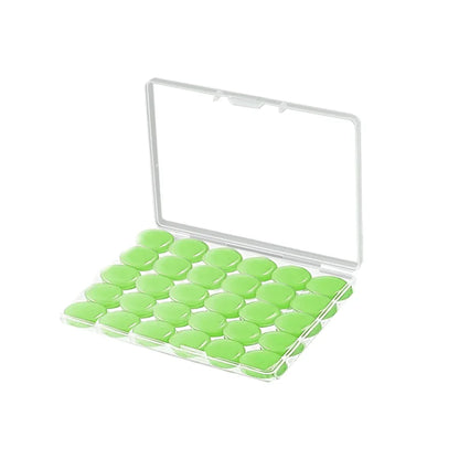 Flexible Silicone Earplugs Set - 30 Pack Reusable Noise Reduction Ear Plugs for Sleep, Swimming, Study & Travel