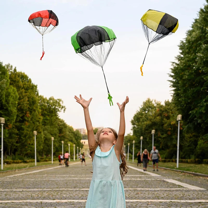 Parachute Toys for Kids - Tangle Free Outdoor Flying Parachute Men - Unique Boy Girl Gift