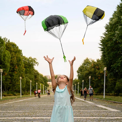 Parachute Toys for Kids - Tangle Free Outdoor Flying Parachute Men - Unique Boy Girl Gift