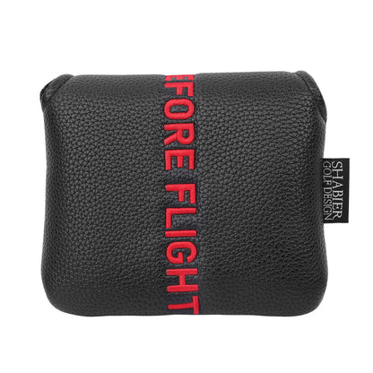 "Remove Before Flight" Golf Club Headcover - Premium Synthetic Leather Protection for Driver, Putter & Woods