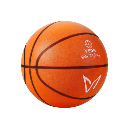 Silent Basketball for Indoor Training - Size 3/5/7 - Low Noise Rubber Ball for Indoor Courts