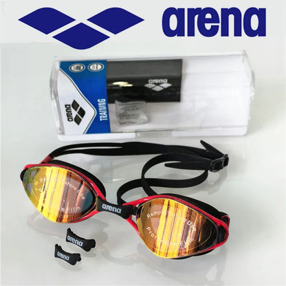 Professional Swimming Goggles with Silicone Cap - Waterproof Anti-Fog HD Vision