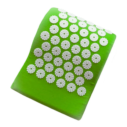 Rectangle Acupressure Back Pillow - Large Touchpoints for Lower Back Pain Relief, Washable Stress Relief Cushion