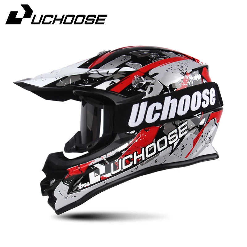 DOT Approved Motocross Helmet - Off-Road Racing Helmet for Men & Women (Downhill, Enduro, Cross)