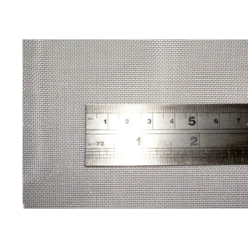 304 Stainless Steel Mesh Screen - 30 Mesh Woven Metal with 0.07mm Holes for Ventilation, Windows & Filters