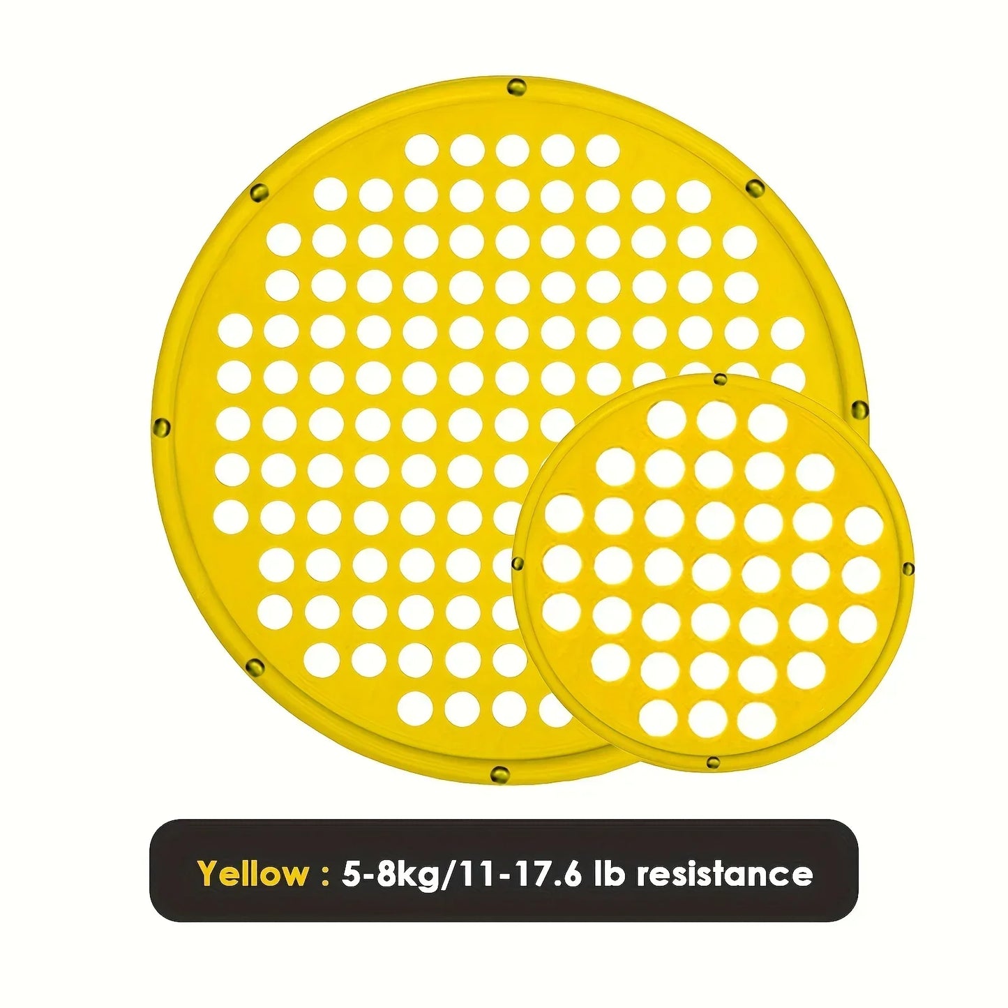 Silicone Hand Exerciser - Elastic Resistance Net 35.5cm - 3 Colors - Home Training Equipment (Battery-Free)