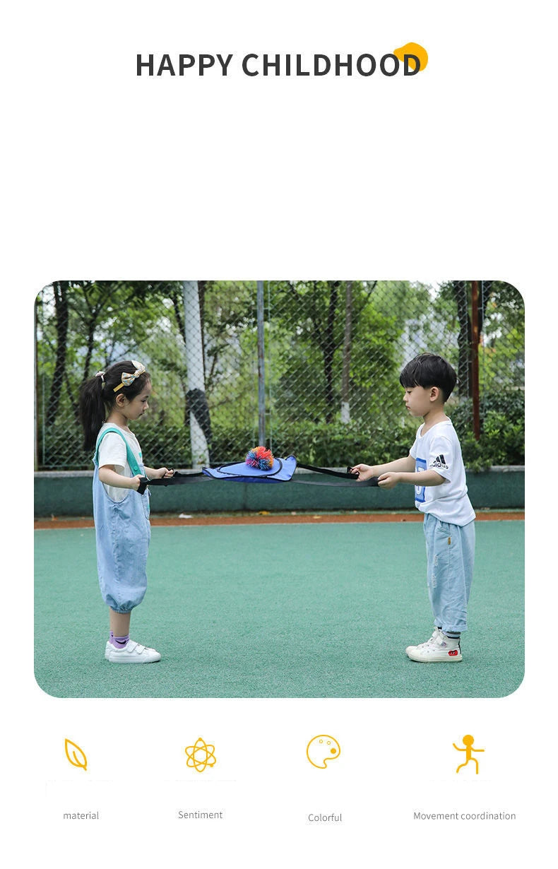 Two-Player Toss and Catch Ball Game - Parent-Child Interactive Outdoor Sensory Play Toy