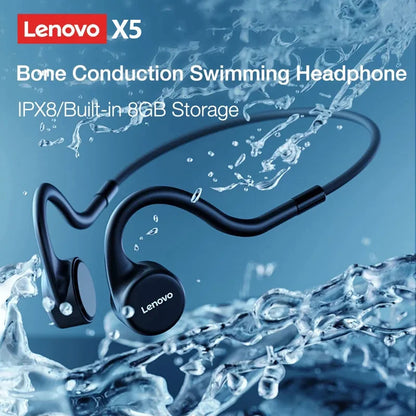 Bone Conduction Wireless Headphones - Bluetooth 5.1 HiFi Sport Earphones with Low Latency