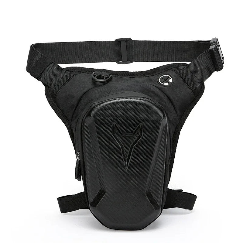 Motorcycle Waterproof EVA Hard Shell Leg Bag - Phone & Essentials Waist Pack