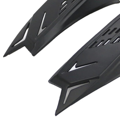 Motorcycle Helmet Horns - 2 Pack ABS Adhesive Modification Accessories