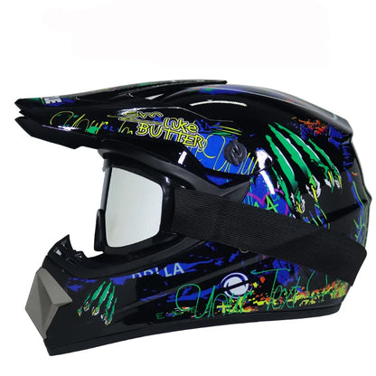 Children's Off-Road Motorcycle Helmet - Downhill AM DH Cross Bike Motocross Helmet