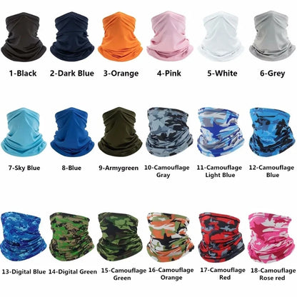 Ice Silk Multi-Purpose Bandana - UV Protection Neck Scarf for Cycling, Hiking & Outdoor Sports