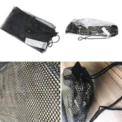 Quick-Dry Mesh Diving Bag - Drawstring Snorkeling Storage for Sports Equipment