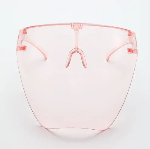 Full Face Shield Cycling Sunglasses - Protective Spherical Lens Goggles for Men & Women