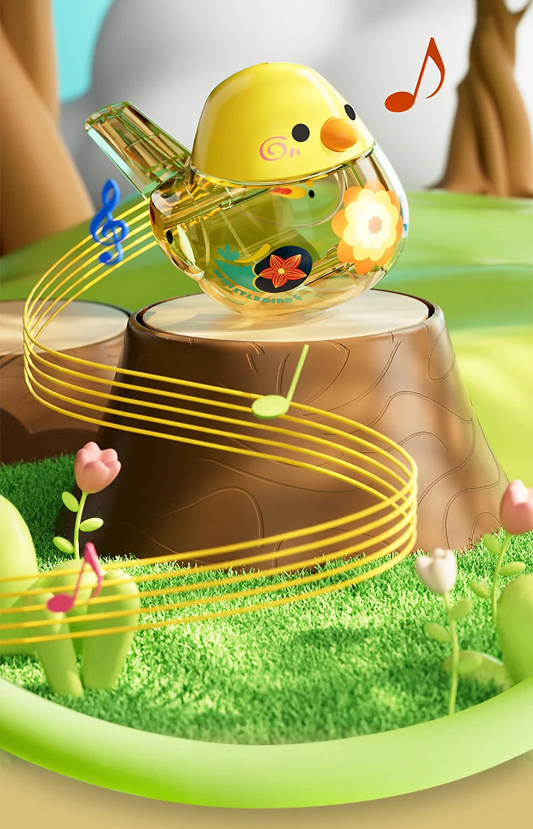 Water Bird Whistle Musical Training Toy for Infants & Children - Fillable Sound Instrument