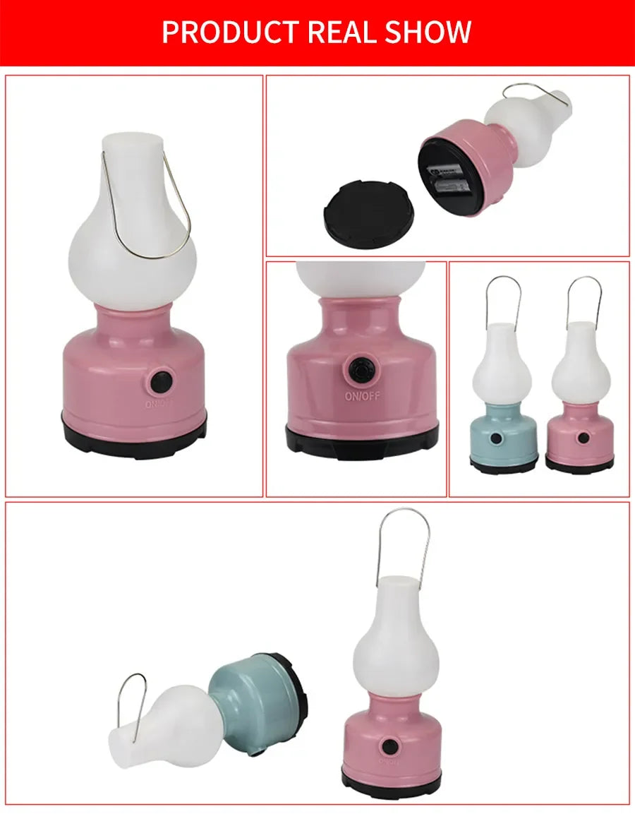 Waterproof Outdoor Tent Lamp - 2 Mode Portable Camping Light for Hiking, Climbing & Yard Use