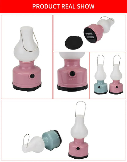 Waterproof Outdoor Tent Lamp - 2 Mode Portable Camping Light for Hiking, Climbing & Yard Use