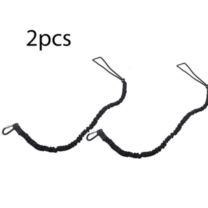 Anti-Fall Safety Lanyard with Carabiner Hook - Bungee Tether Tool Rope for Climbing, Aerial Work & Working at Heights Accessories