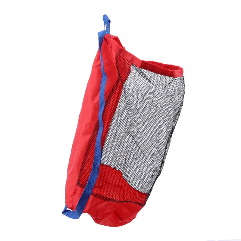 Foldable Mesh Beach Bag - Portable Waterproof Swimming Toy Storage Basket for Children