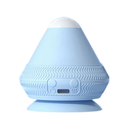 USB Rechargeable Vibrating Silicone Massage Ball - Fitness Muscle Relaxation Massager for Back, Waist & Pain Relief