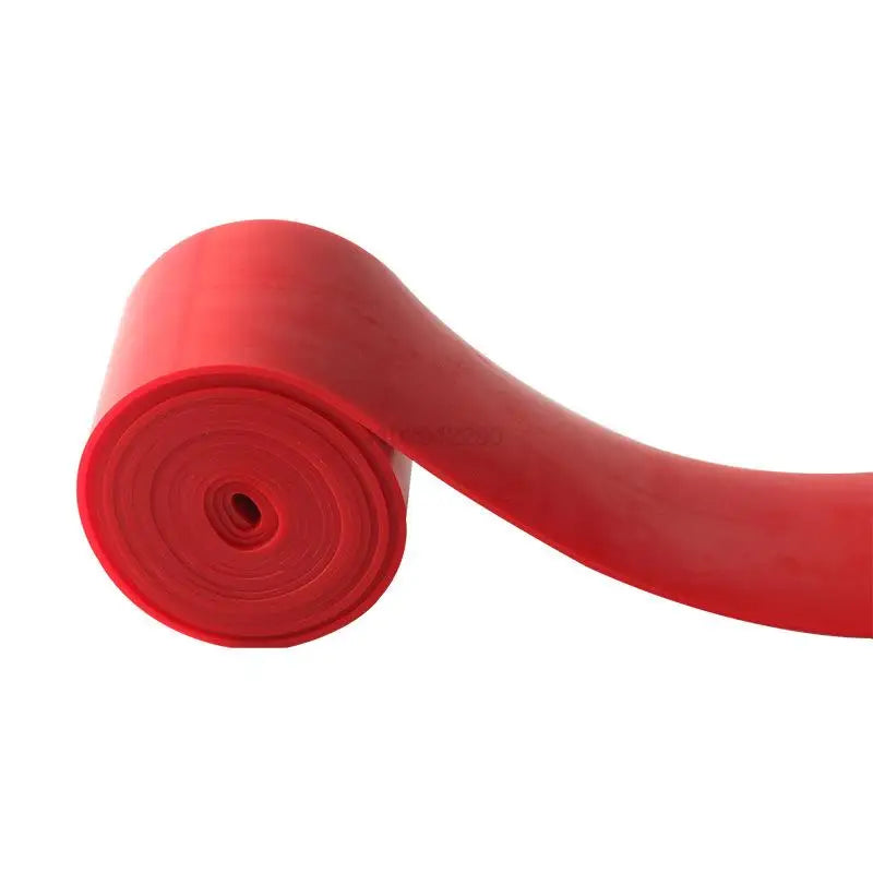 Muscle Floss Bands - 2-Pack Compression Wraps with Travel Bag for Recovery & Flexibility (Red/Black)