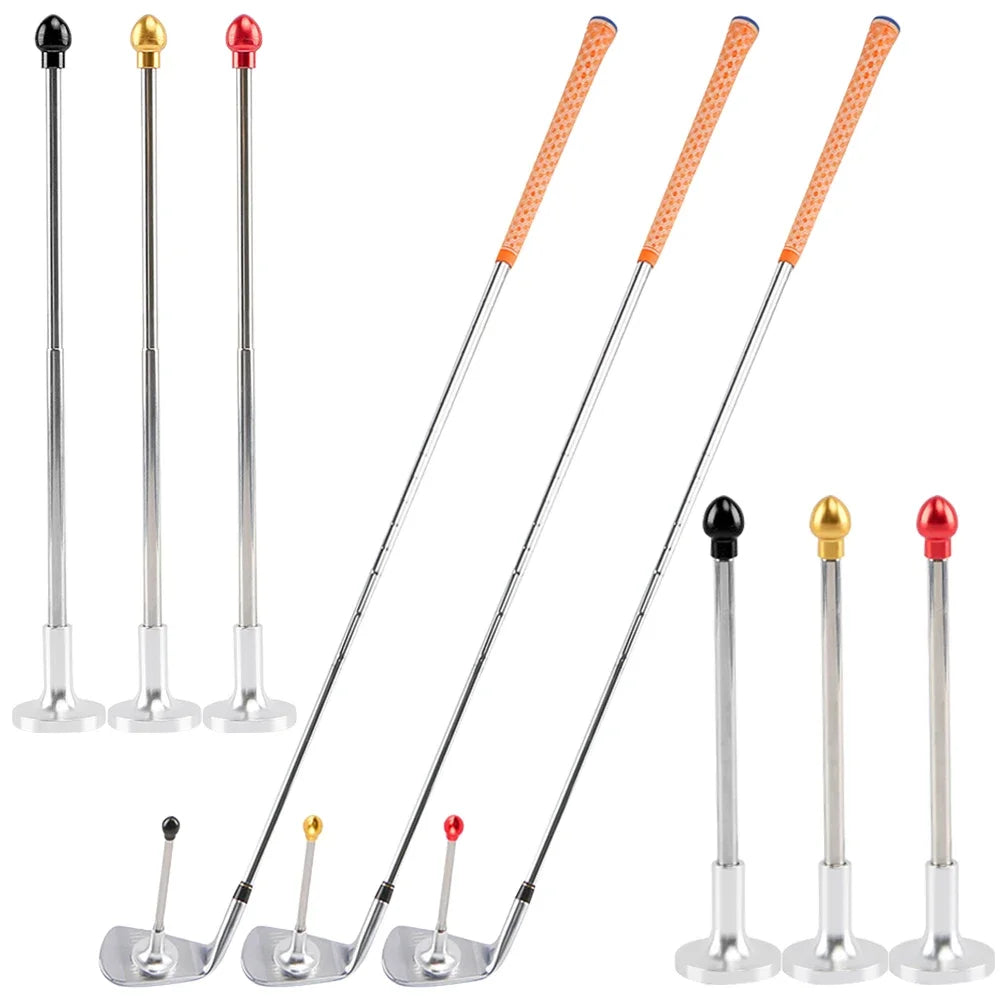 Golf Magnetic Alignment Tool - Adjustable Swing Trainer Rod for Shot Control & Clubface Alignment