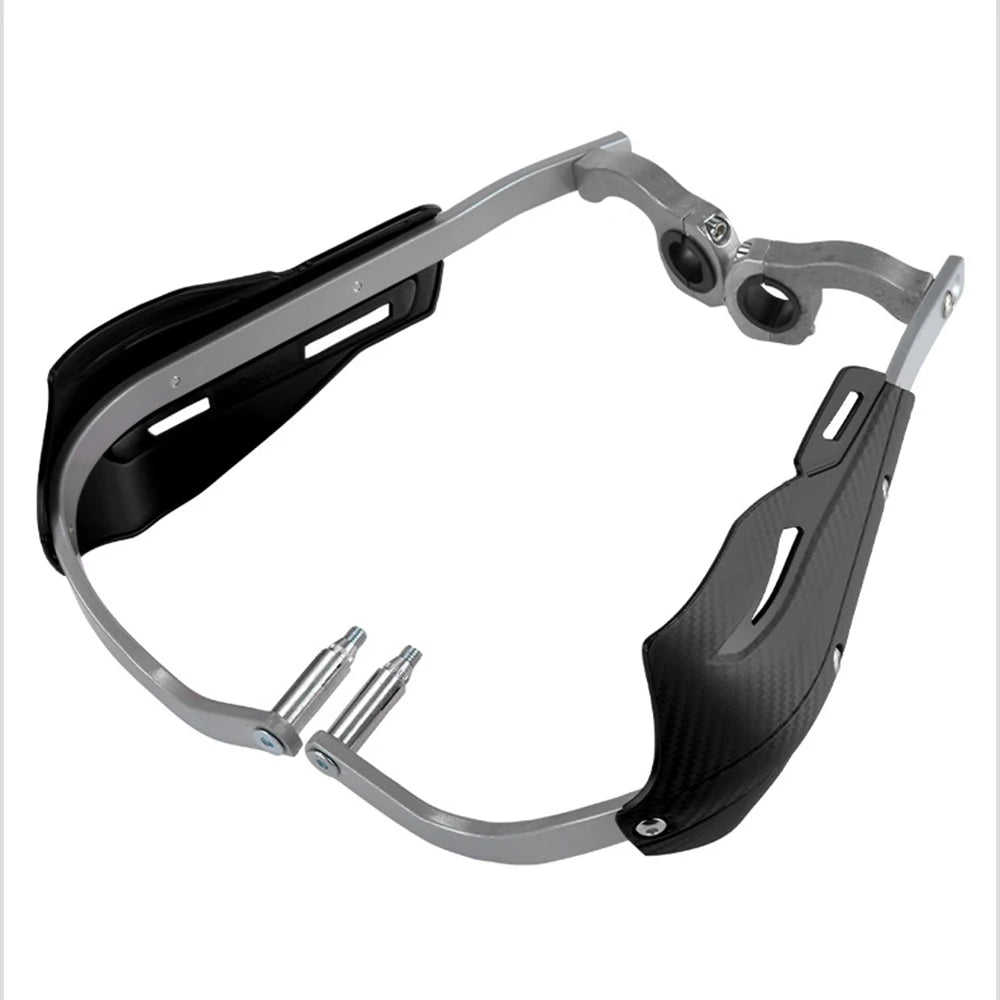 Motorcycle Handlebar Hand Guard Shield Protector - Universal Fit for Yamaha, Triumph Tiger, Honda, KTM