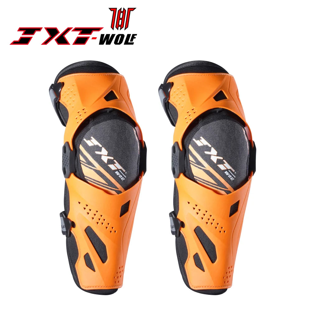 JXT WOLF Motorcycle Knee Pads - Four Season Anti-Fall Protection for Road and Cross-Country Biking