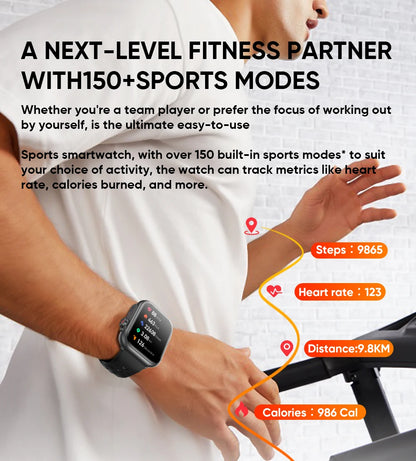Ultra 2 SE Smart Watch - 1000mAh AMOLED GPS Fitness Tracker with Heart Rate Monitor & HD Calling for iOS & Android