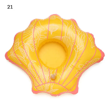 Inflatable Pool Cup Holder Float - Fun Drink Holder for Swimming Pool & Water Sports