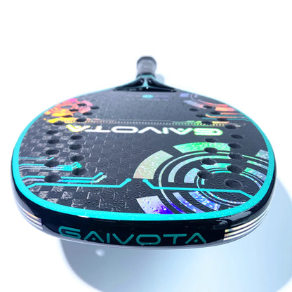 Professional Beach Tennis Racquet 12K Carbon Fiber - Rough Surface with Backpack