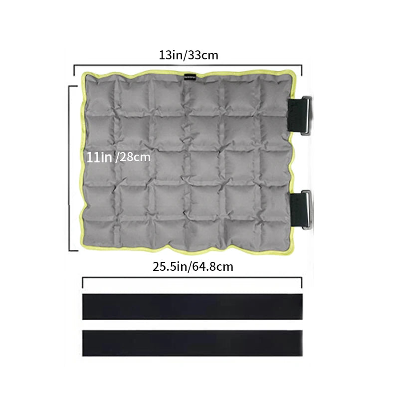 Multi-Functional Hot & Cold Therapy Knee Pad - Self-Absorbent Grey Compress Pack for Pain Relief & Physiotherapy