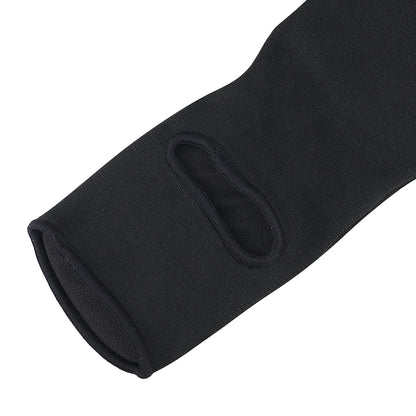 Cotton MMA Shin Guards - Boxing Kickboxing Foot Protection with Instep Ankle Support for TKD Muay Thai Training