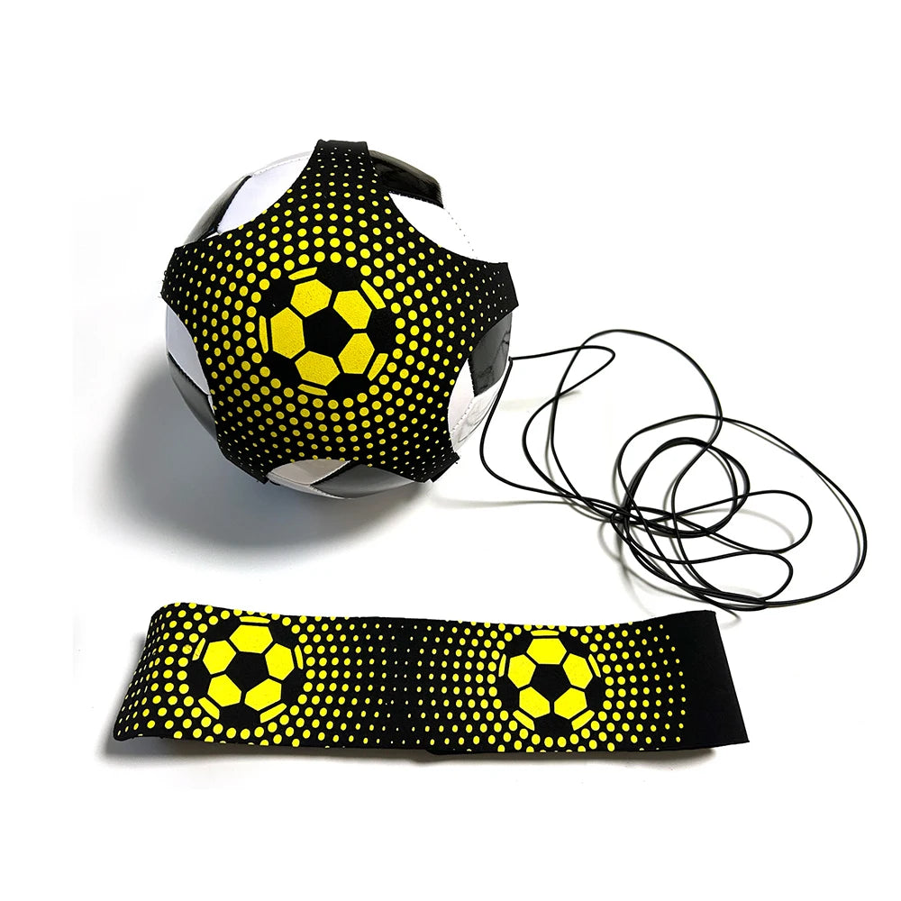 Soccer Training Belt - Football Kicking Practice Equipment for Adults & Kids with Training Mat