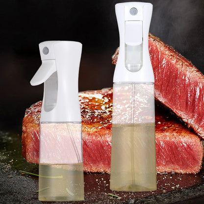 Multi-Size Oil Spray Bottle Set (200ml/300ml/500ml) - BBQ Cooking Olive Oil Sprayer for Kitchen Baking, Empty Refillable Vinegar Bottle with Oil Brush