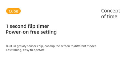 Digital Flip Timer with Vibration and Sound Alerts - 5-60 Minute Countdown