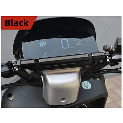 22mm Motorcycle Handlebar Crossbar - Adjustable Reinforcement Balance Bracket with Handle Grips | Steering Stabilizer Expansion Rod Replacement