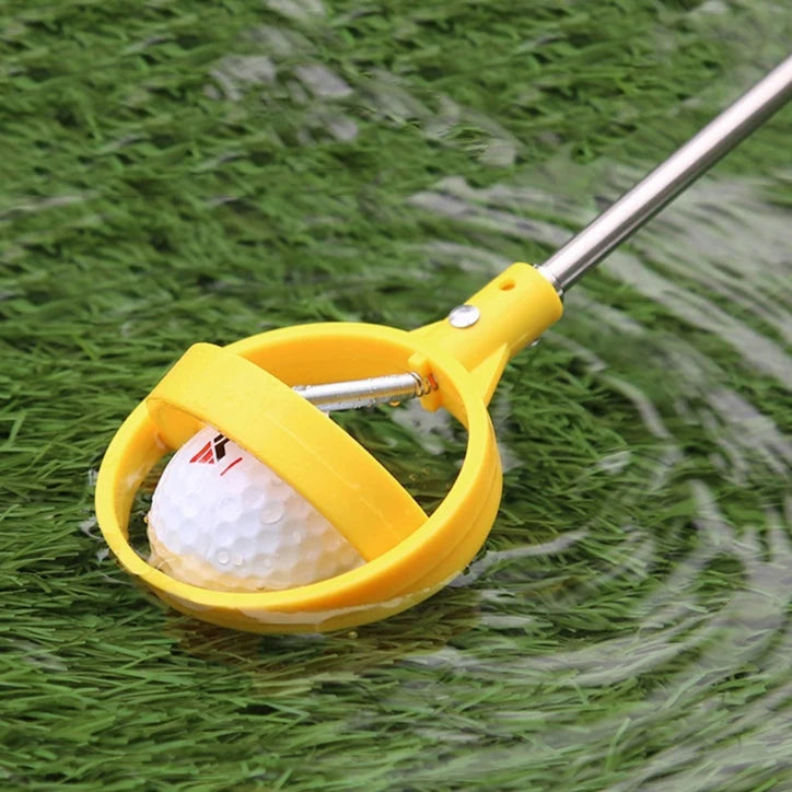 79-Inch Telescopic Golf Ball Retriever - 8-Section Stainless Steel Automatic Locking Ball Picker & Scoop Tool