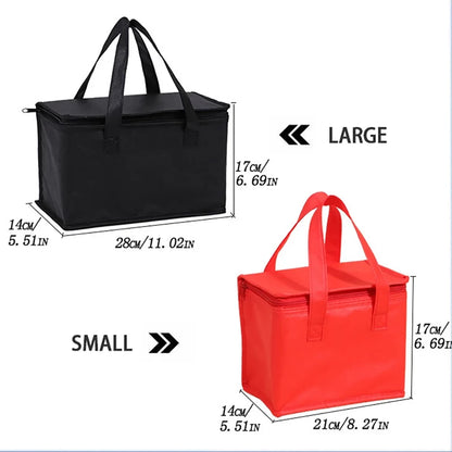 Insulated Cooler Bag - Portable Thermal Food & Drink Carrier for Picnics, Lunch & Beer Delivery