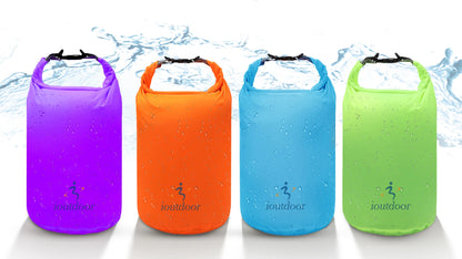 Waterproof Dry Bag 10L - Lightweight Combo Wet/Dry Bag for Kayaking Swimming Fishing Rafting - 210T Polyester