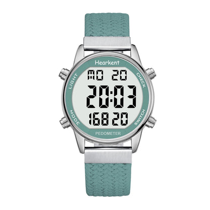Pedometer Sport Watch - Digital Step Counter with Calorie & Mile Tracker, Waterproof Fitness Watch for Walking & Running