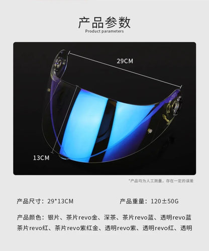 X-Lite Mirror Visor - UV Protection Sunshield for NOLAN X-803, X-802, X-702, X-661, X-603 Motorcycle Helmets